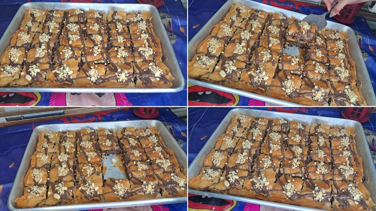 حضري أحلى بقلاوة بالنوتيلا من بيتك
