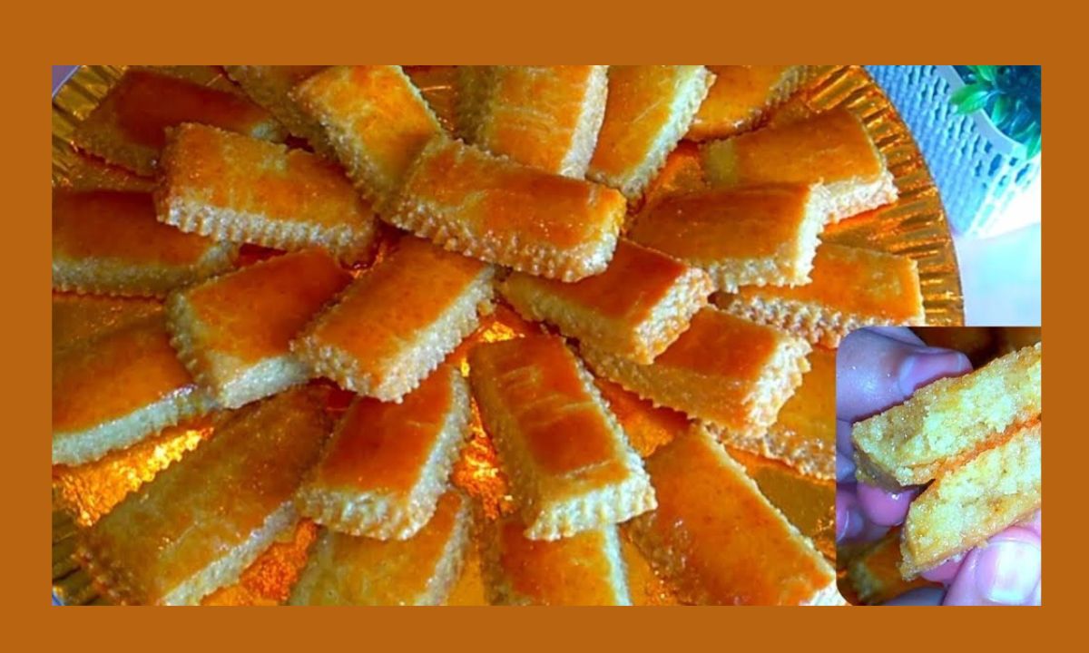 حلوى فاخرة بنصف كوب سميد
