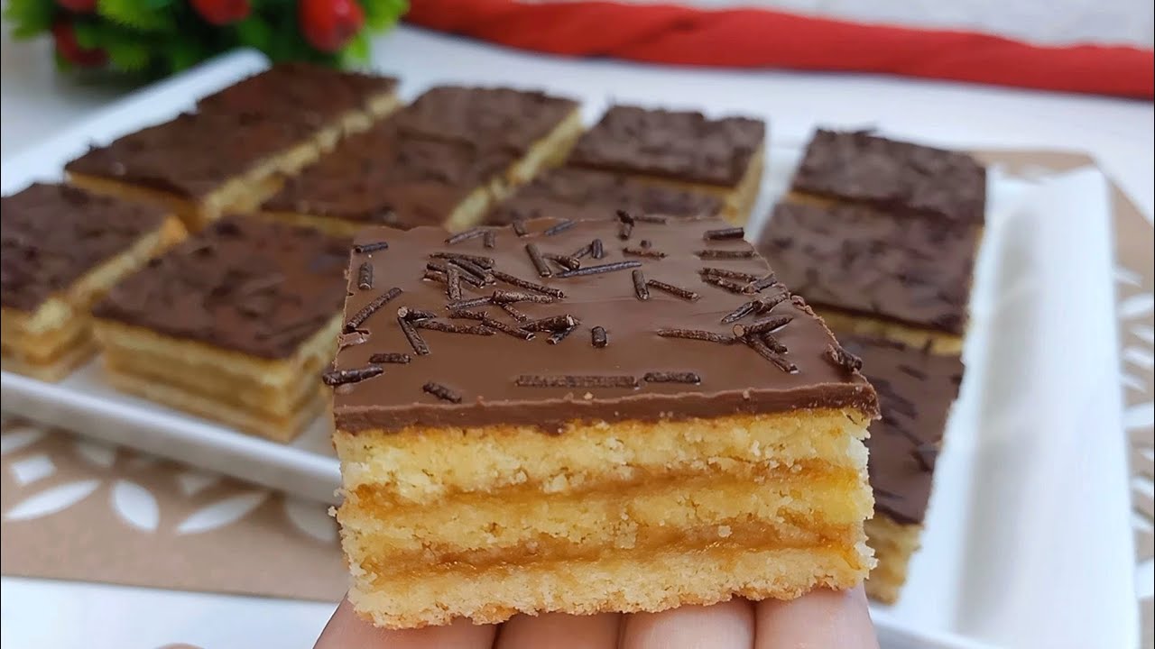 حلوى لذيذة بمكونات بسيطة