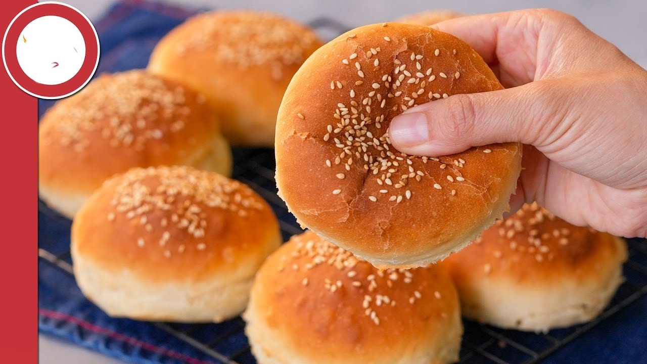 خبز البرجر الهش