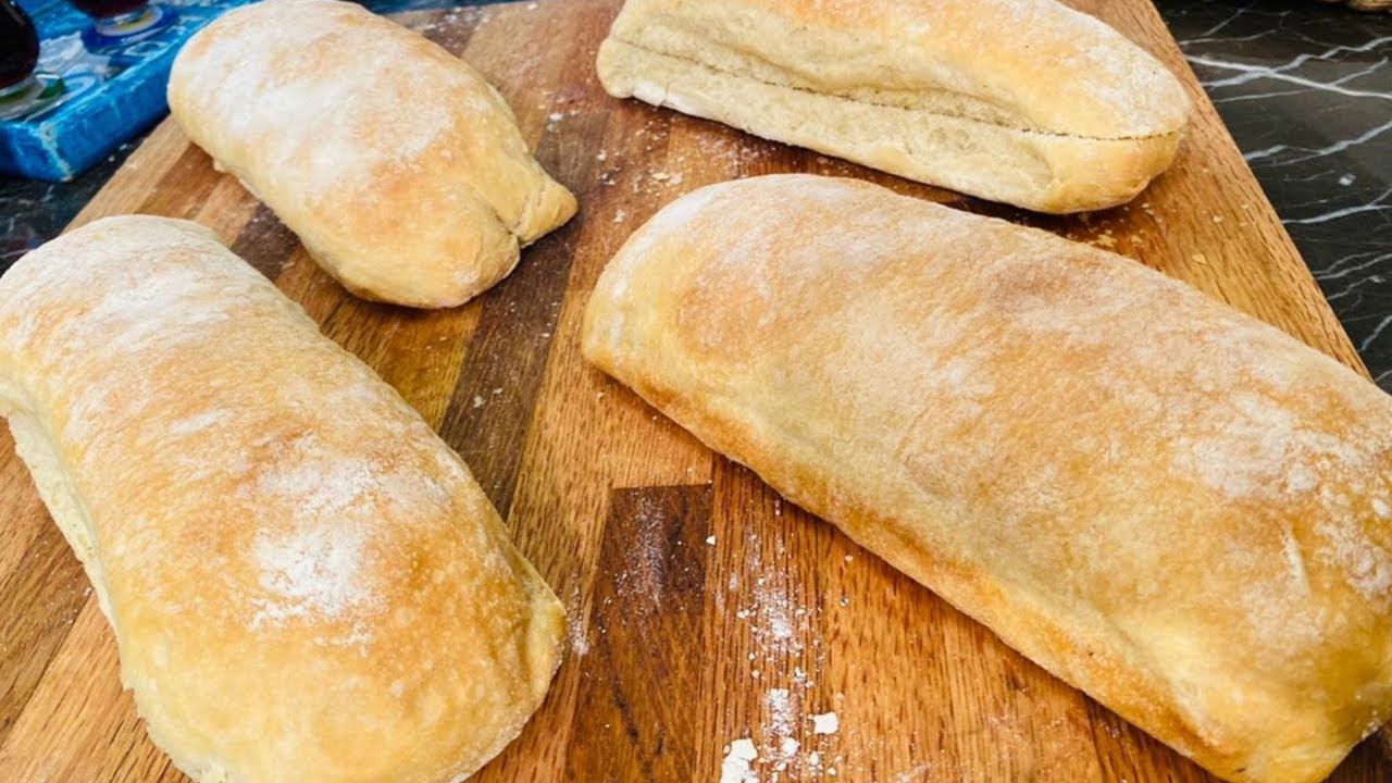 خبز الشيباتا الإيطالي