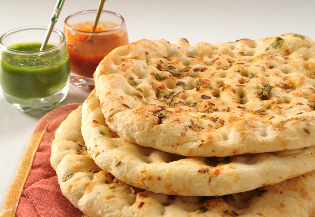 خبز النان بالجبن