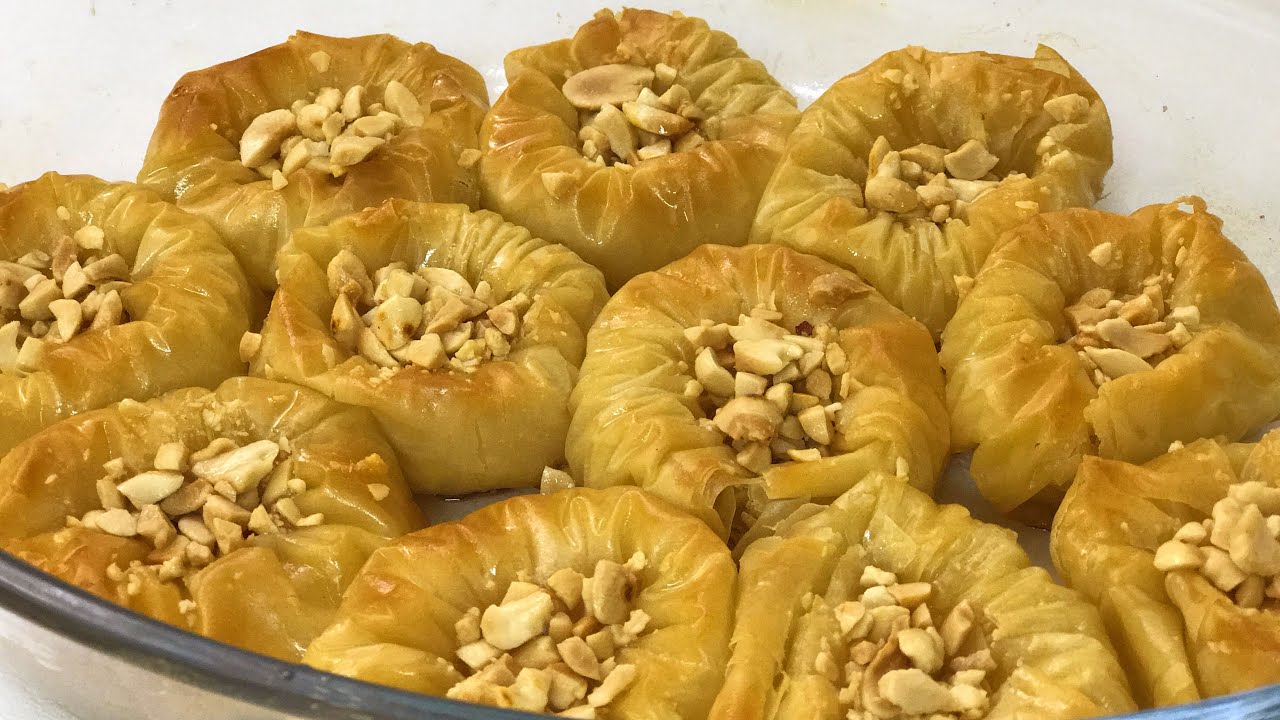 خطوات تحضير أساور الجلاش بالمكسرات