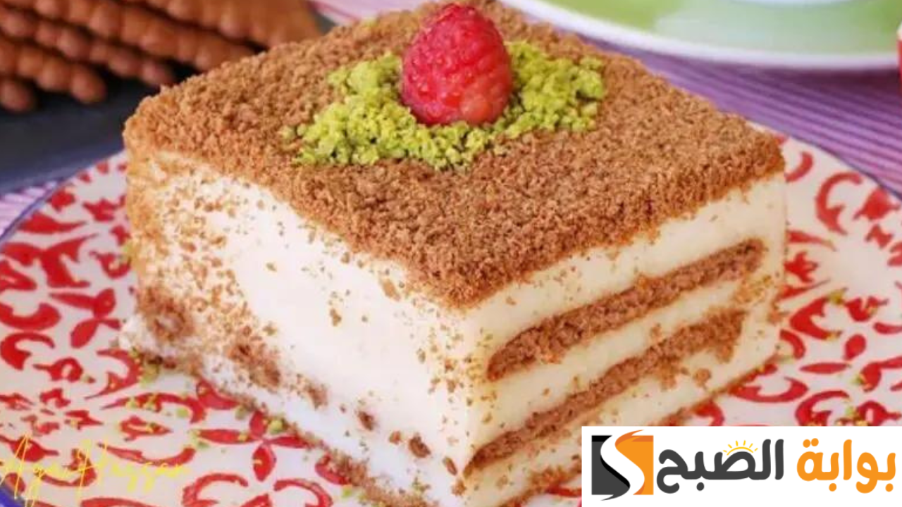 خطوات تحضير المهلبية بالبسكويت