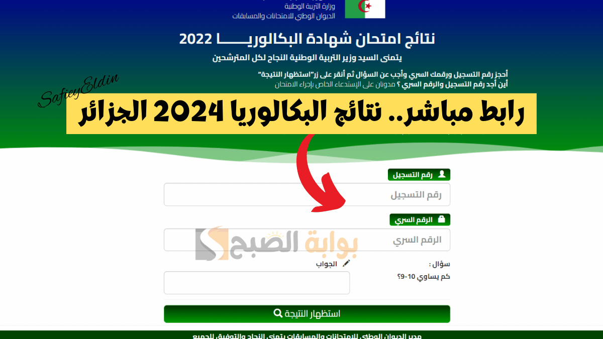 نتائج البكالوريا 2024 الجزائر عبر موقع الديوان الوطني للامتحانات والمسابقات