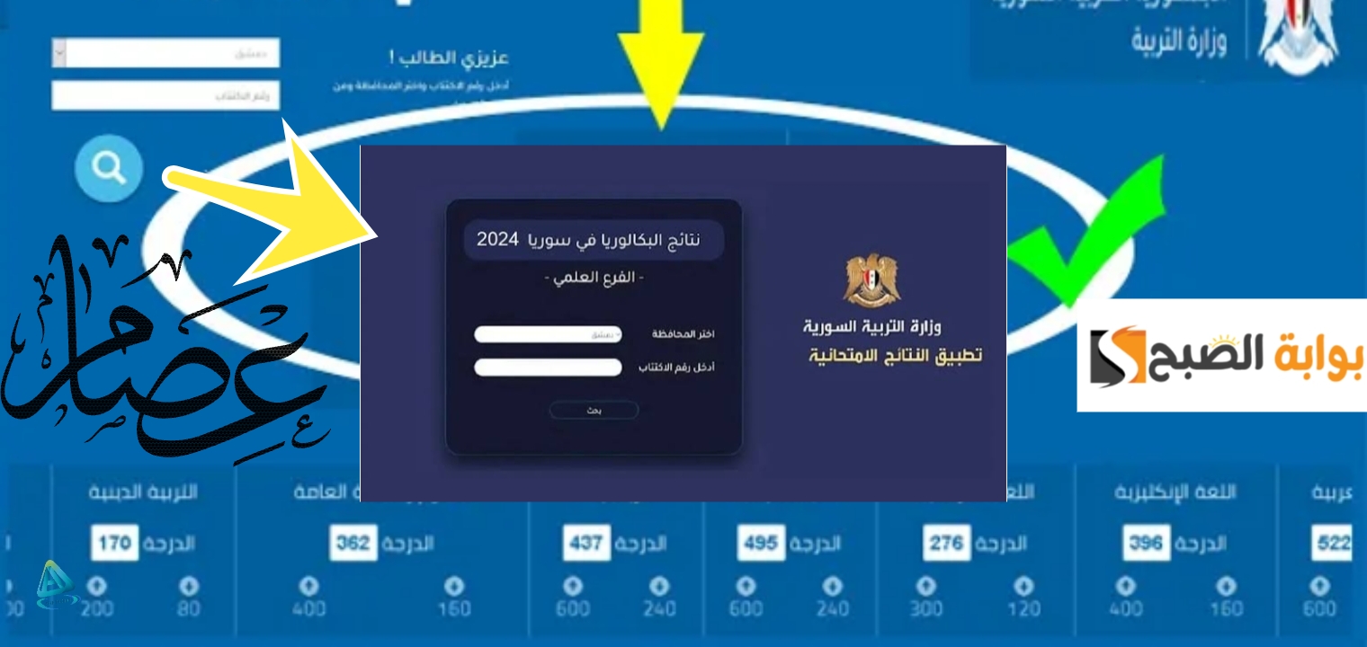 رابط نتائج البكالوريا سوريا