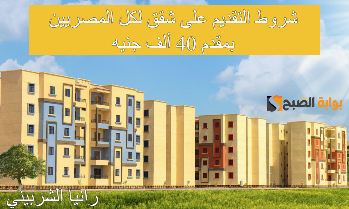 شروط التقديم على شقق لكل المصريين