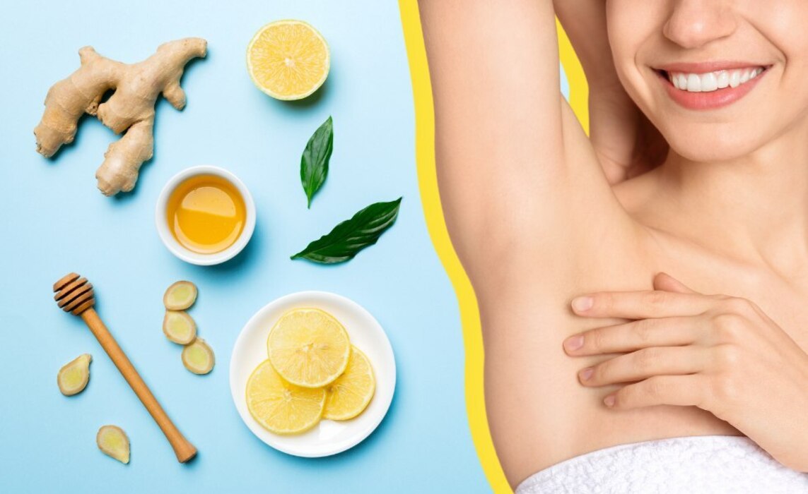 التخلص من رائحة العرق بخلطات طبيعية