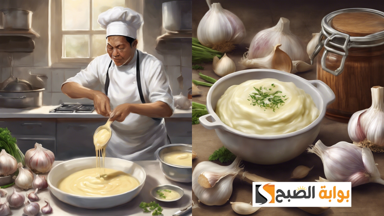طريقة تحضير الثومية