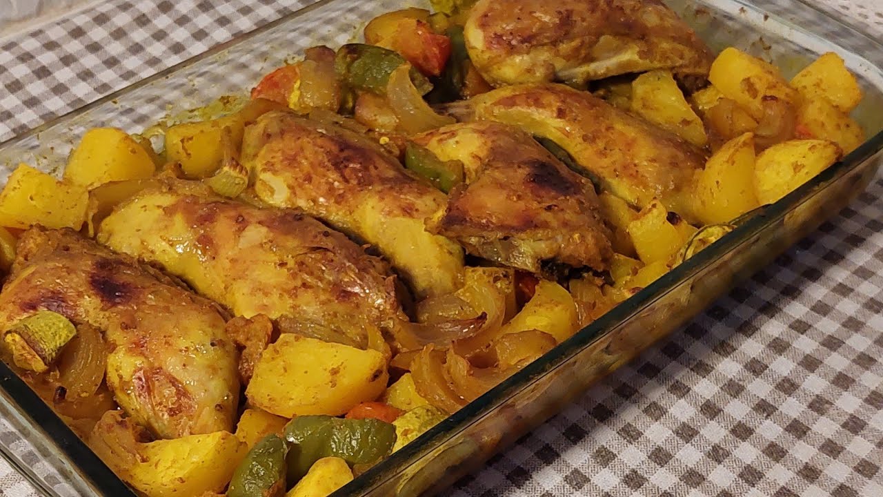 طريقة تحضير صينية دجاج بالكركم