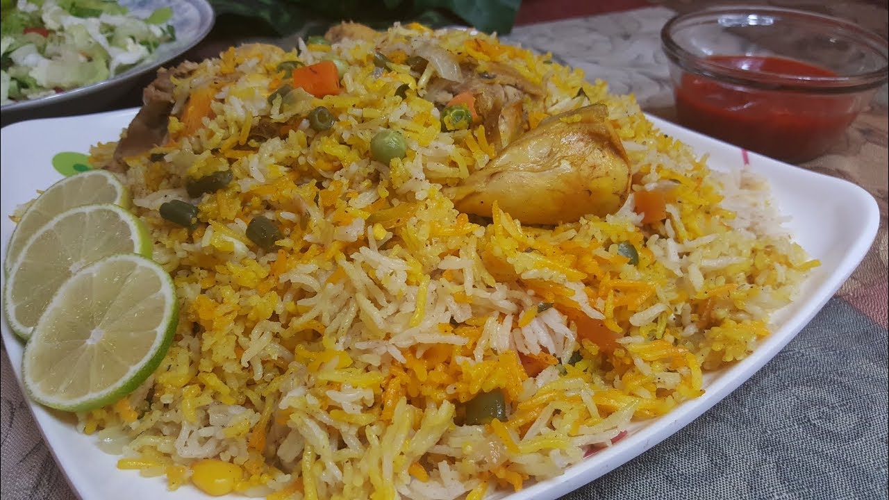 طريقة تحضير كبسة الخضار بالدجاج