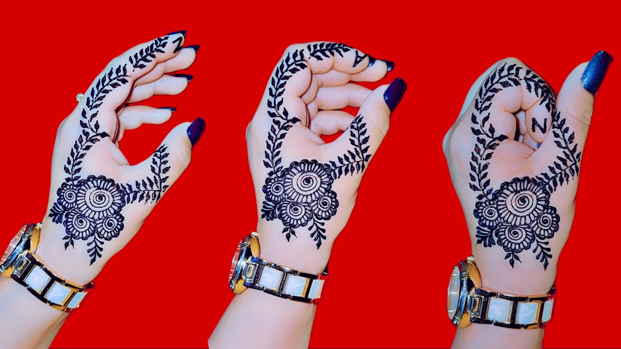 طريقة رسم الحنة في المنزل