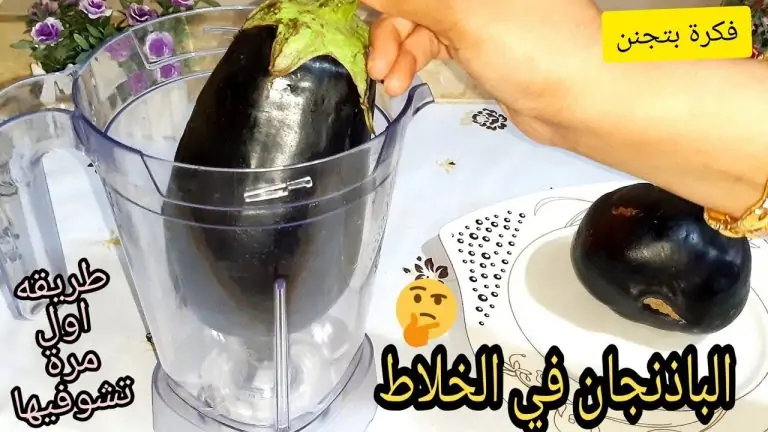 طريقة عمل الباذنجان في الخلاط