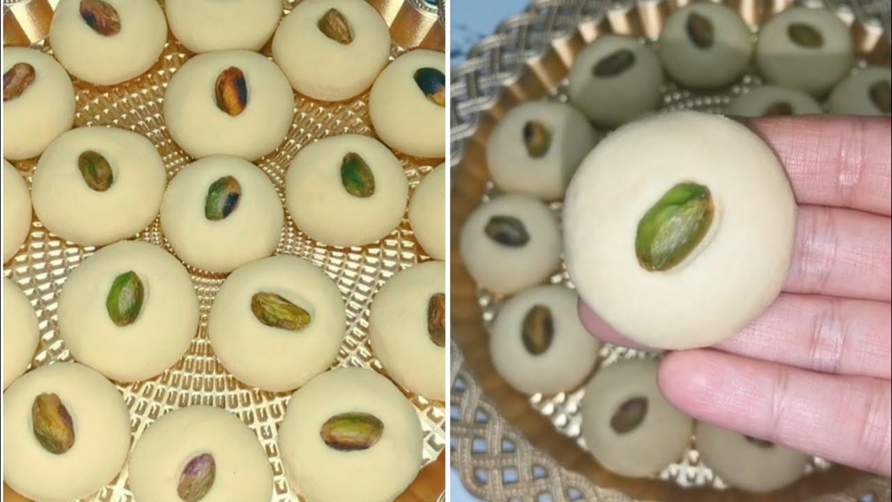 طريقة عمل الغريبة بالفسدق دائبة ولذيذة وطعمها روعة