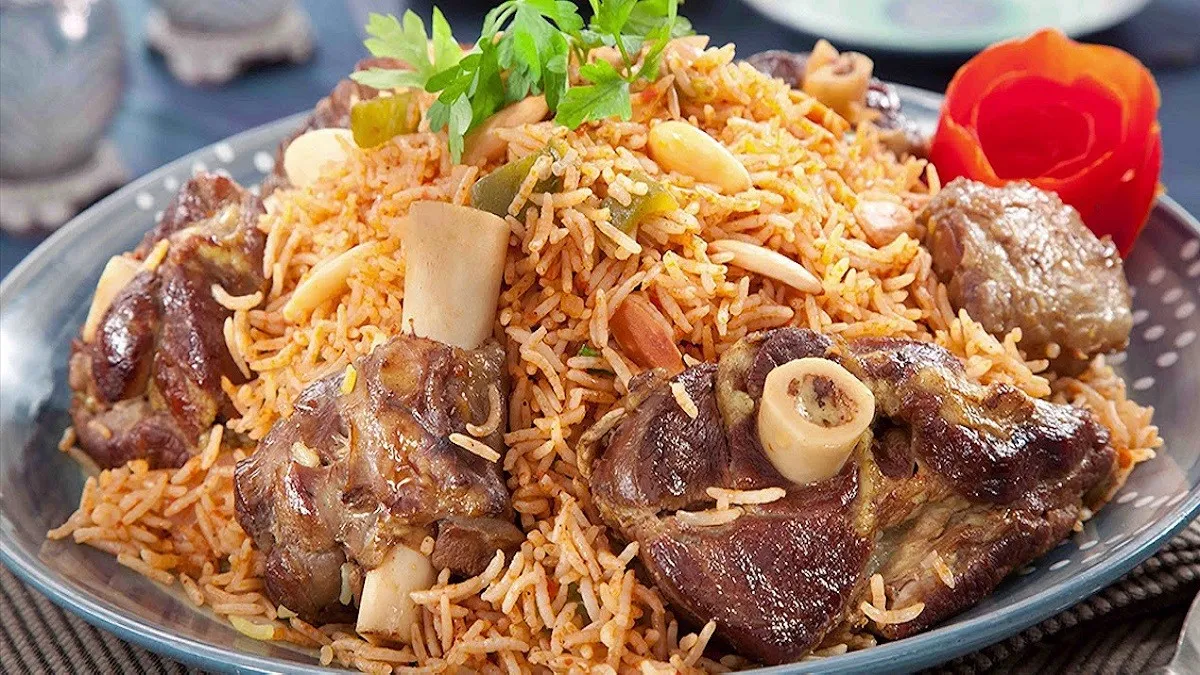 طريقة عمل الكبسة السعودي باللحمة