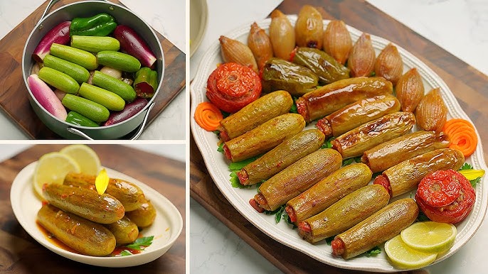 طريقة عمل المحشي بالفرن