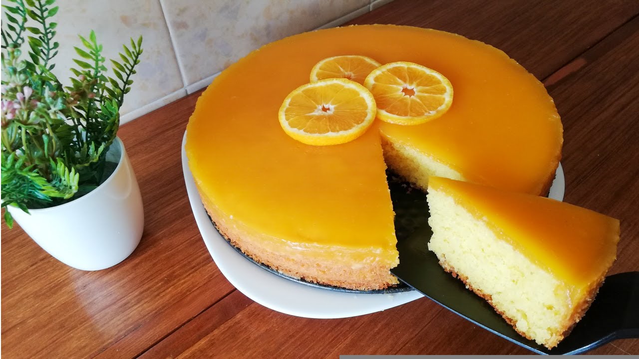 طريقة عمل كيكة البرتقال بالكريمة