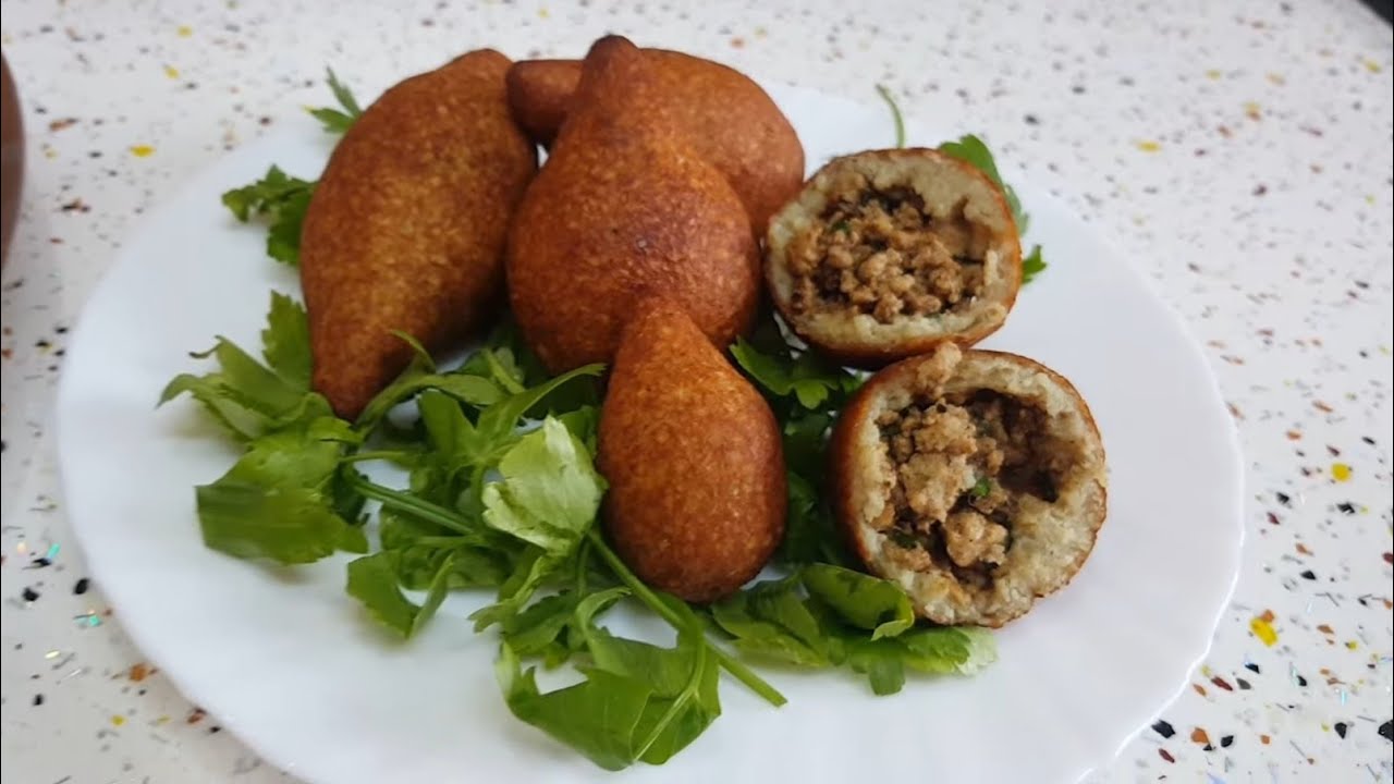 عمل كبة البرغل والدجاج