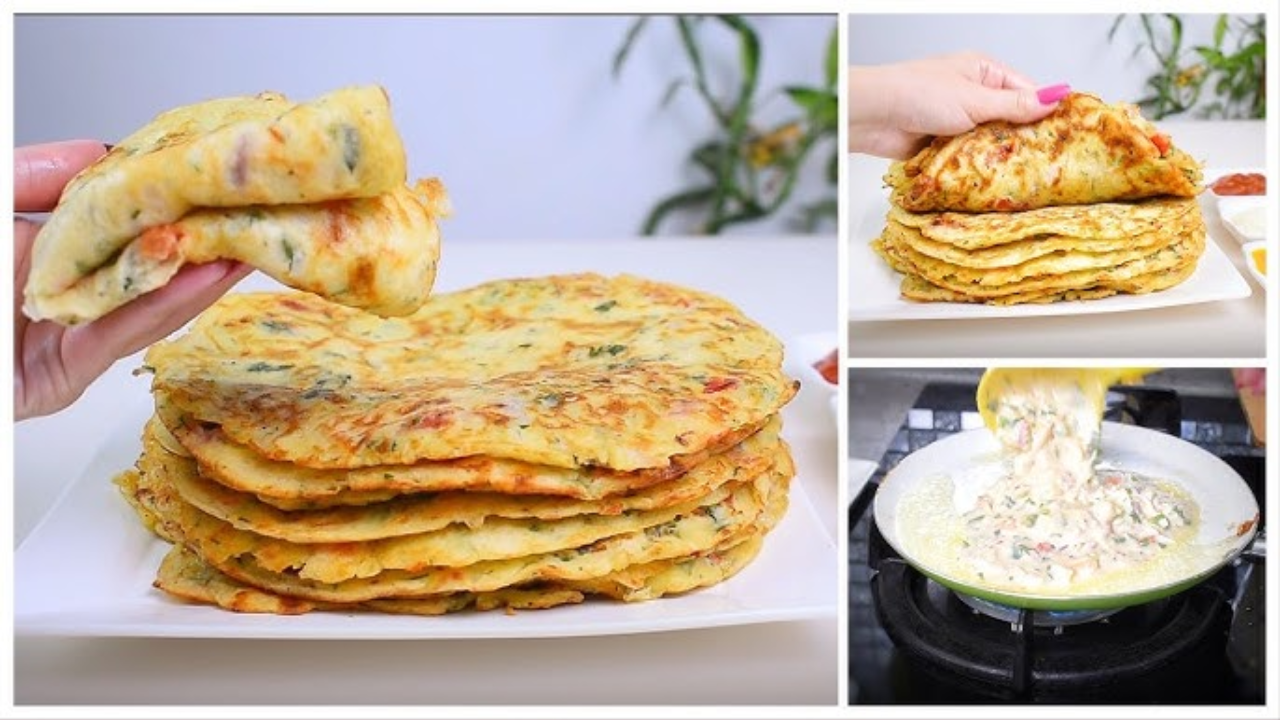 فطائر الطاسة السائلة