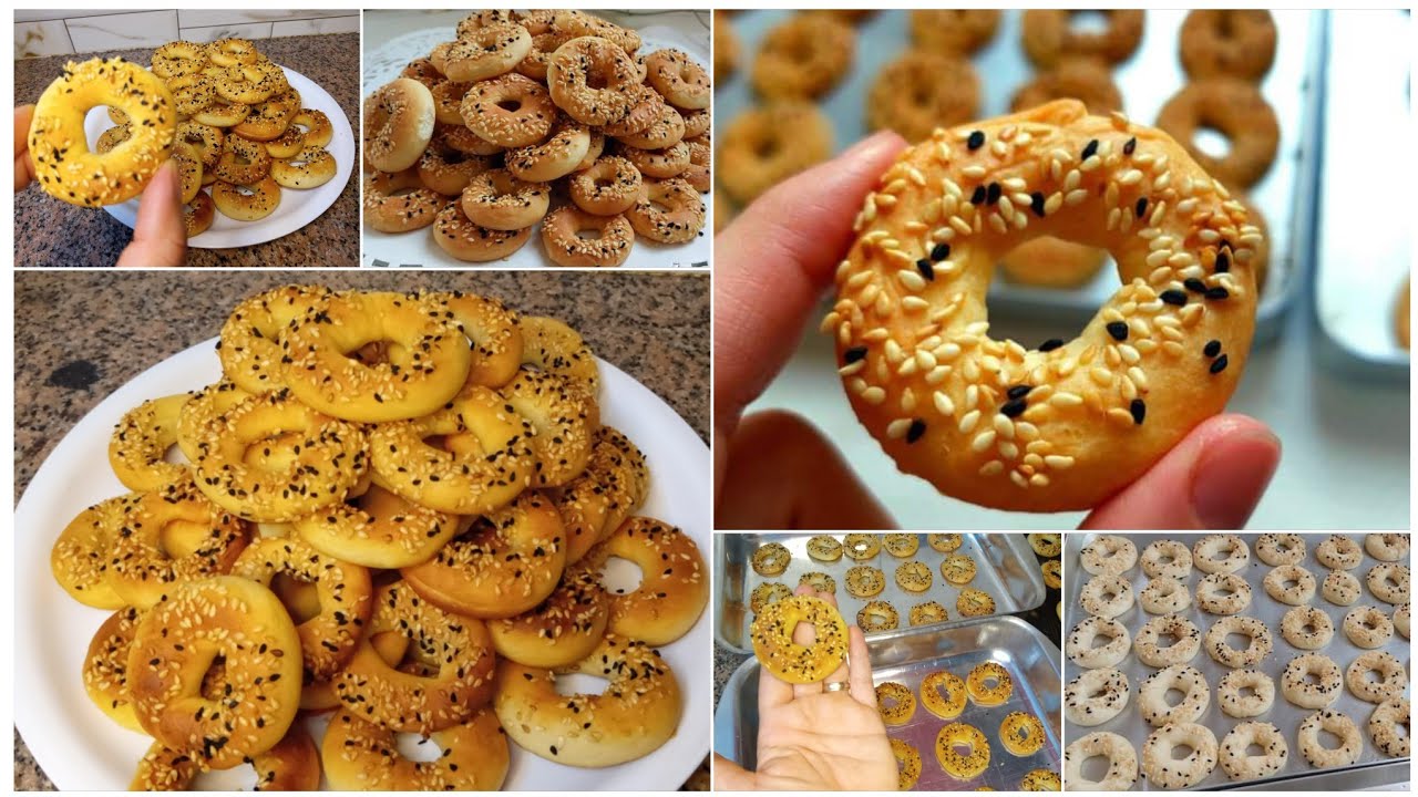 كعك الأفران بالسمسم