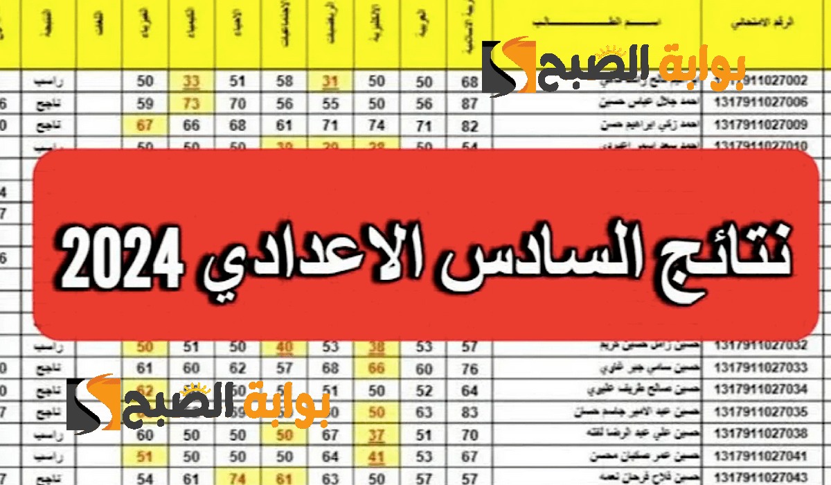 كيف تحصل على نتائج السادس الإعدادي 2024