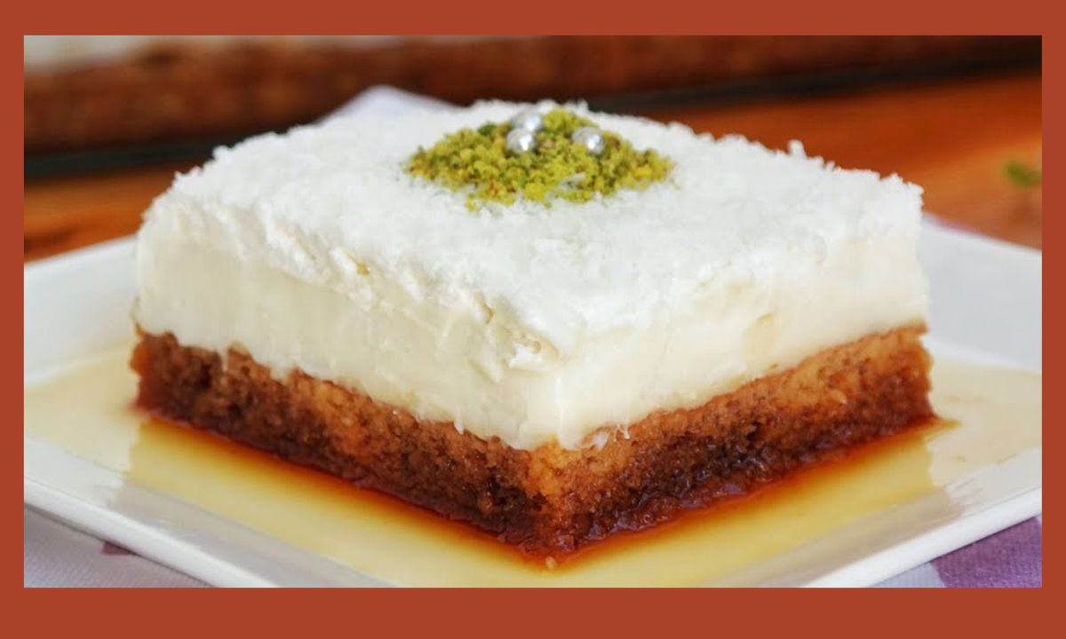 كيكة المهلبية التركية بدون فرن