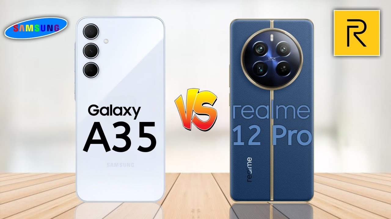 مقارنة بين هاتف Realme 12 Plus مع هاتف Galaxy A35