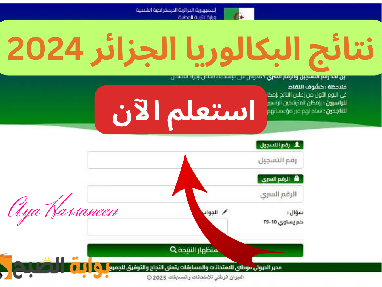 نتائج البكالوريا الجزائر 2024