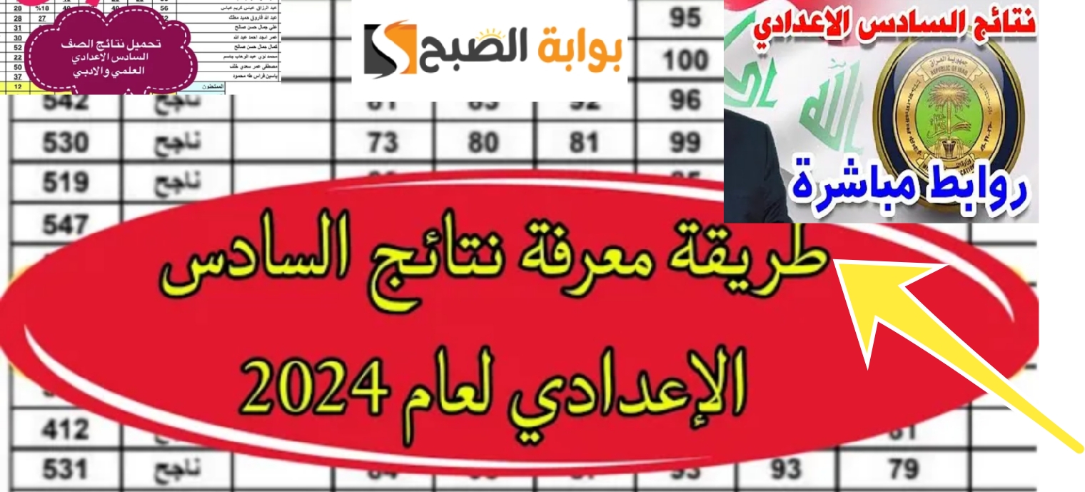 نتائج السادس الاعدادي العراق 2024 3