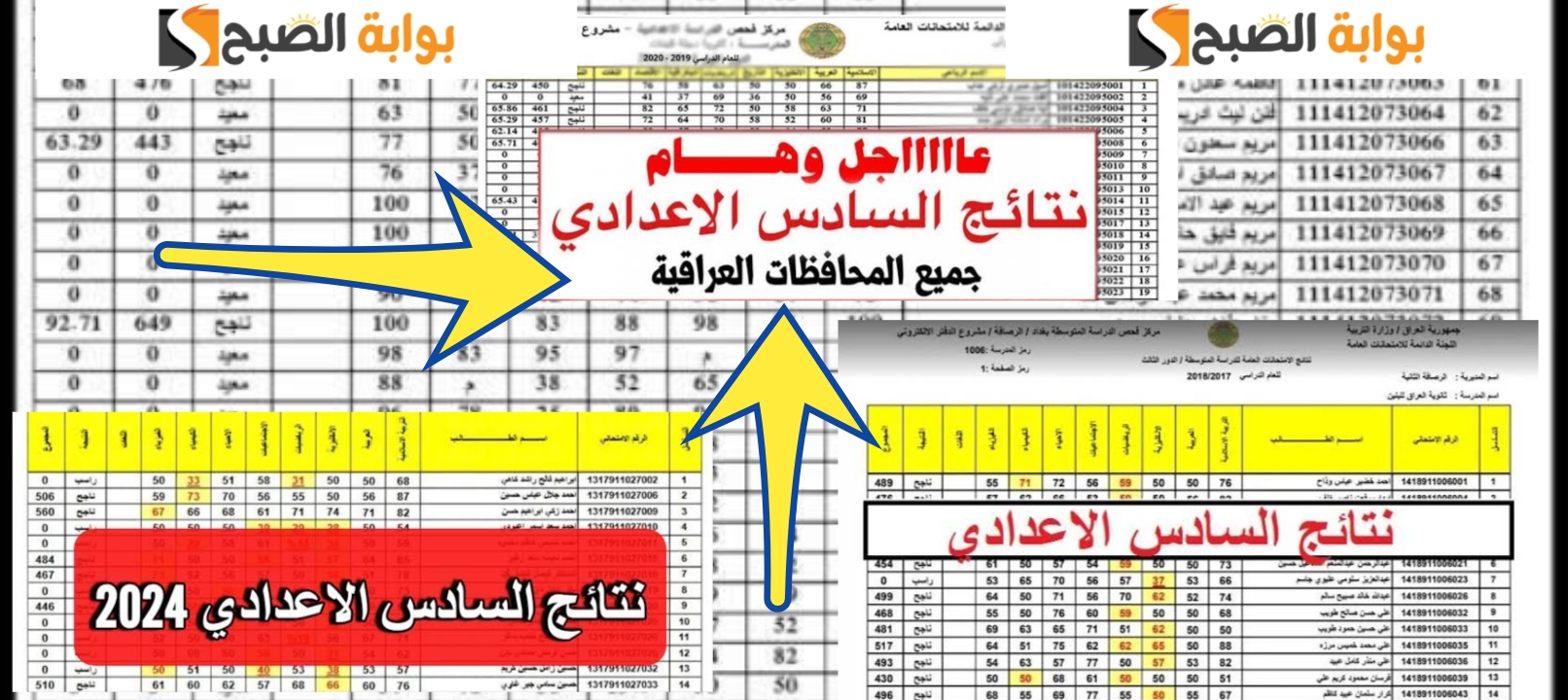 لينك نتائج السادس الاعدادي العراق 2024 الدور الاول موقع نتائجنا بعد التحديث والمراجعة