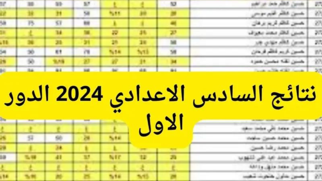 رابط نتائج السادس الاعدادي بالعراق