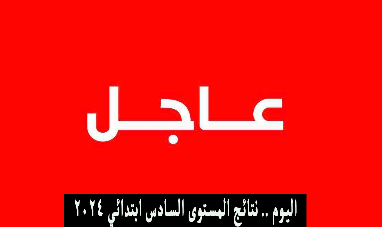 نتائج المستوى السادس ابتدائي 2024