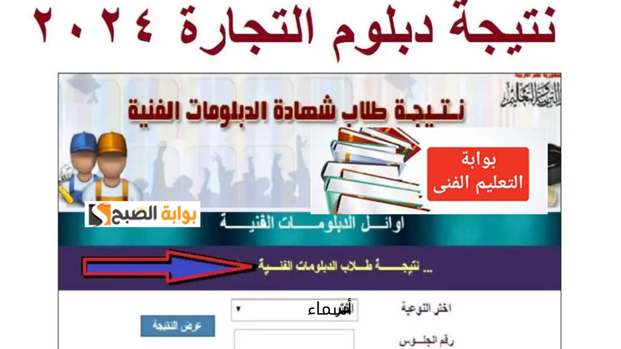 نتائج دبلوم تجارة 2024