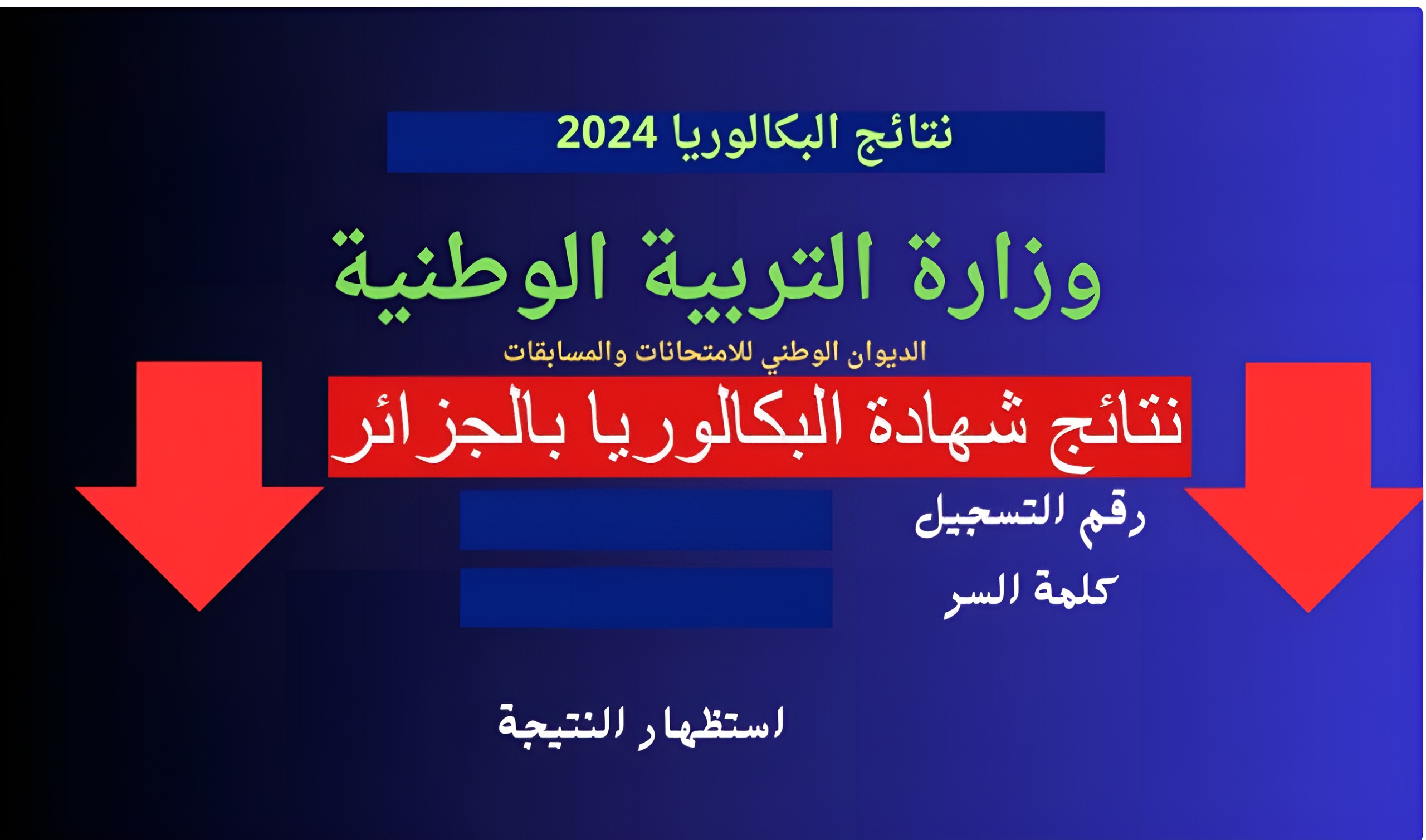 نتائج شهادة البكالوريا في الجزائر