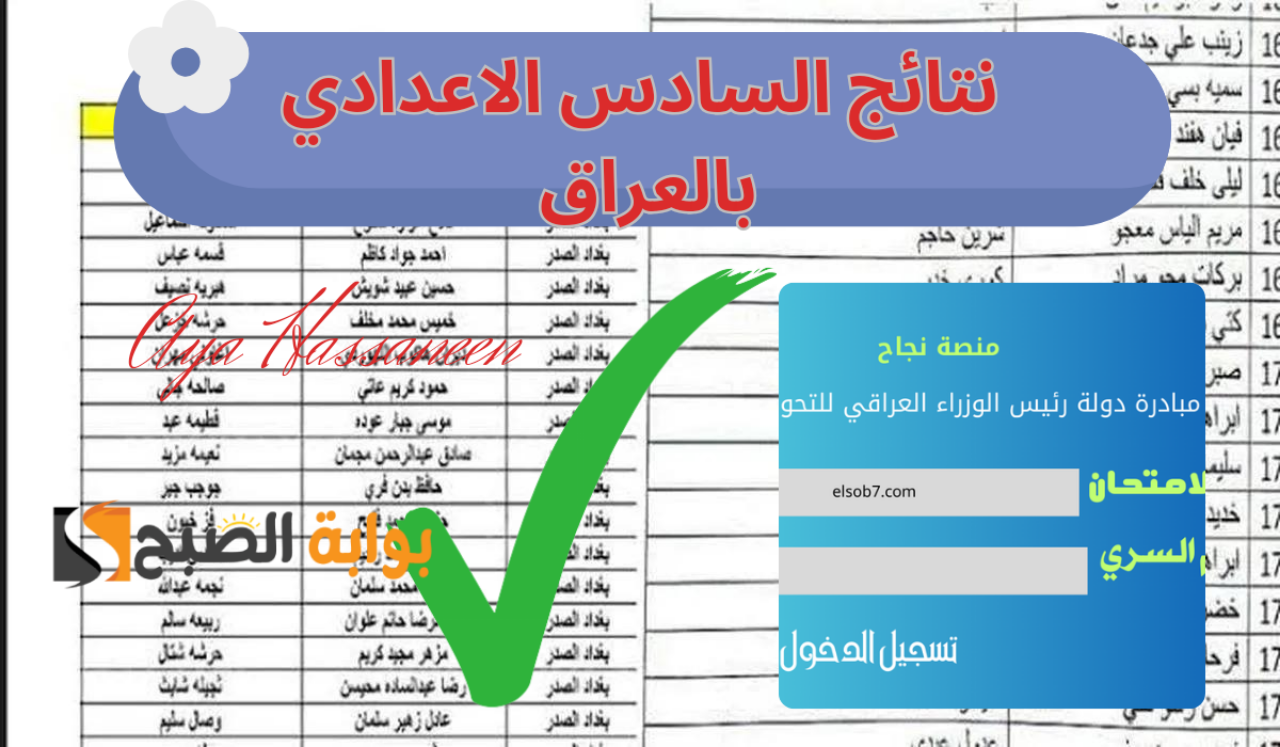 نتيجة السادس الاعدادي بالعراق