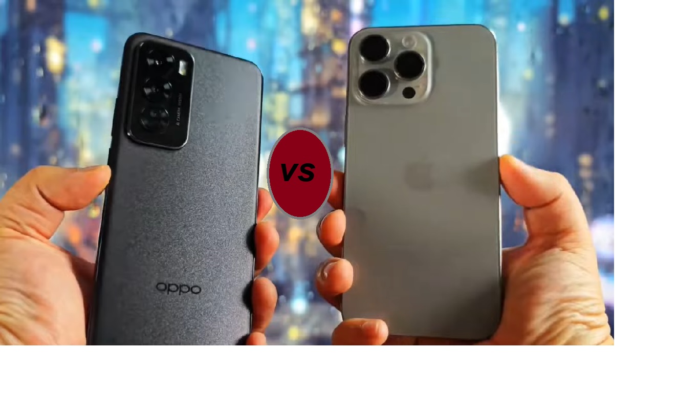 "لو محتار بين الهاتفين قارن بنفسك".. مقارنة شاملة بين هاتف Apple iPhone 15 Pro Max وهاتف Oppo Reno12 Pro