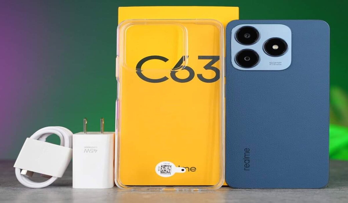بسعر 6200 أيفون الغلابة Realme C63 تصميم مميز وأداء عالي وفي الفئة الاقتصادية.. التفاصيل