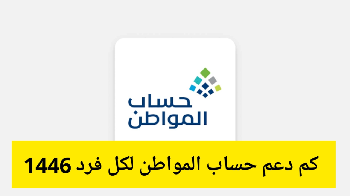 كم دعم حساب المواطن لكل فرد