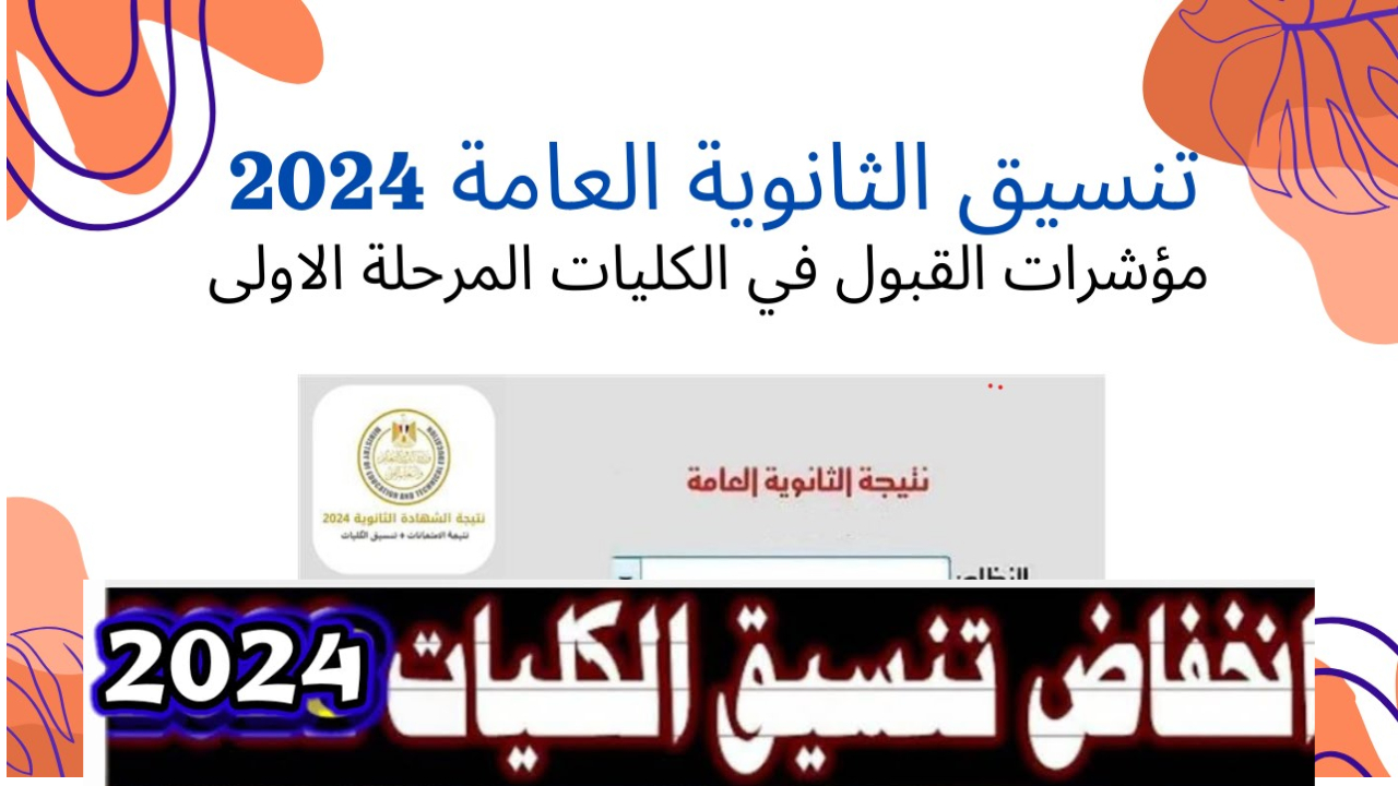 تنسيق كليات 2024