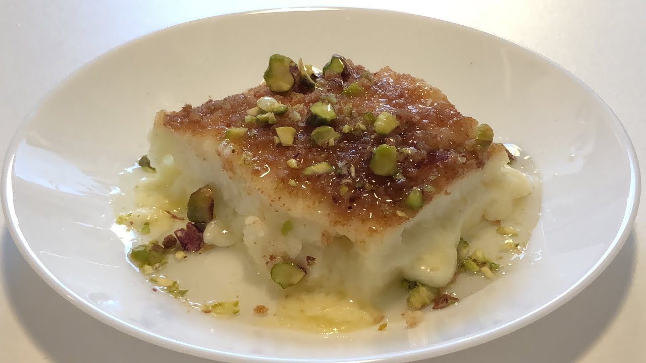 حلاوة السميد بالجبن