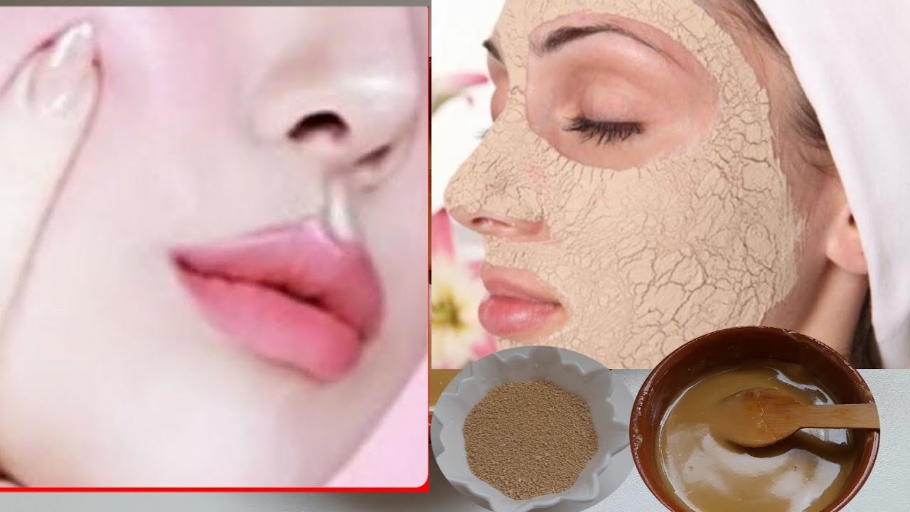 ماسك الخميرة والنشا