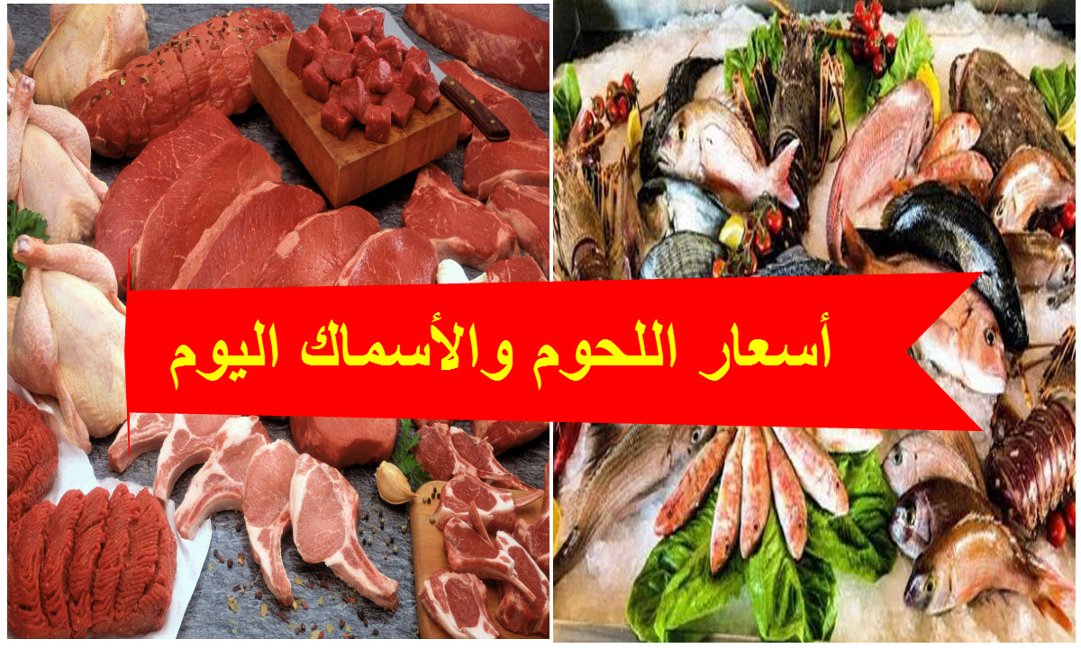 أسعار اللحوم والأسماك اليوم