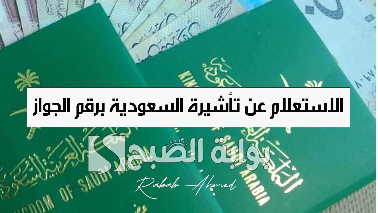 الاستعلام عن تأشيرة السعودية برقم الجواز