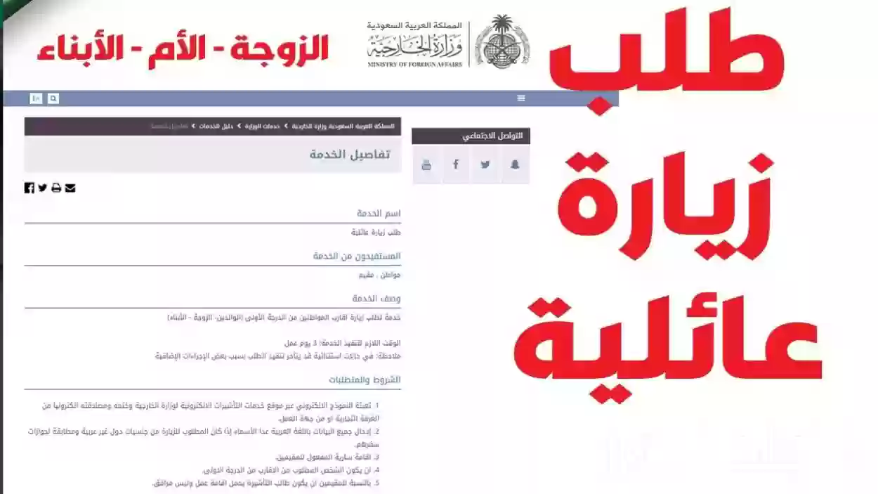 الاستعلام عن تاشيرة زيارة عائلية في منصة إنجاز
