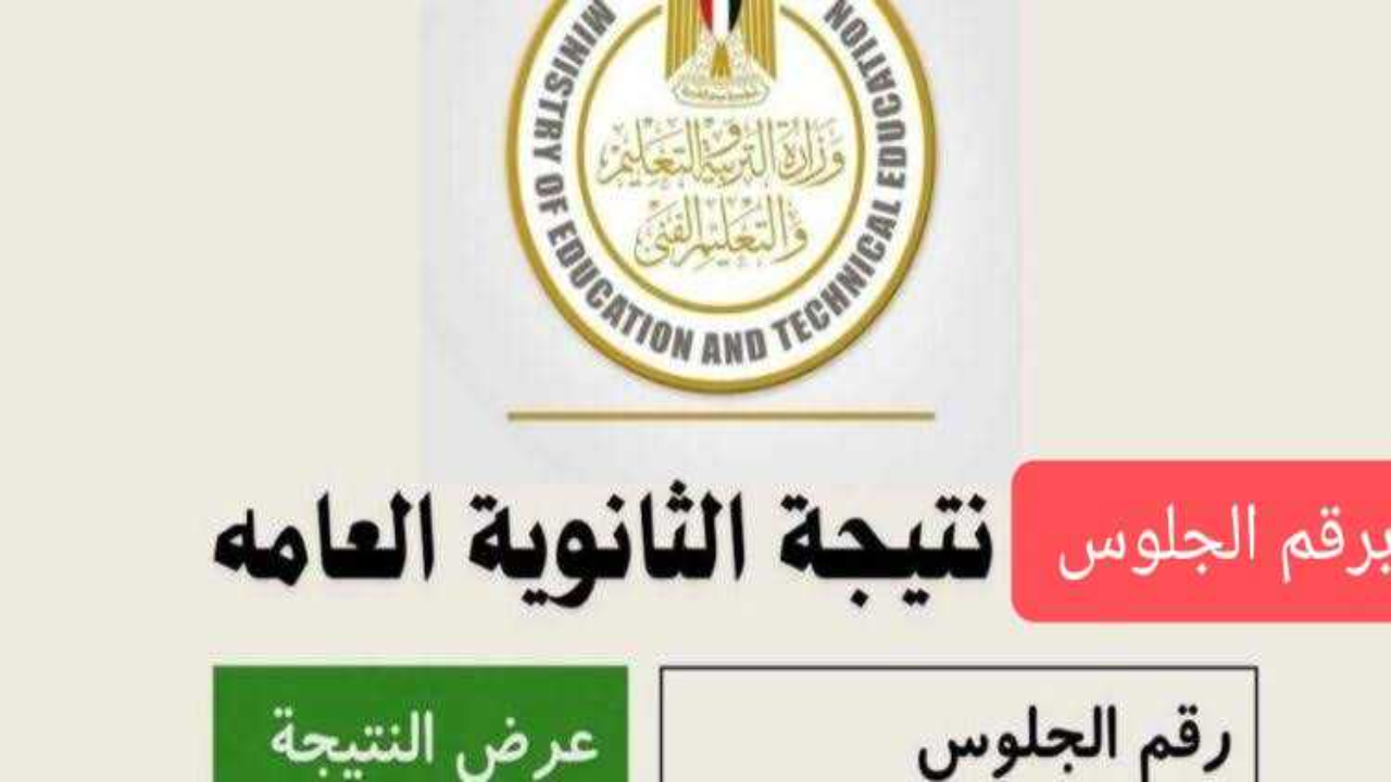 الاستعلام عن نتيجة الثانوية العامة 2024 في مصر عبر رابط الوزارة الرسمي للحصول على النتيجة فور ظهورها