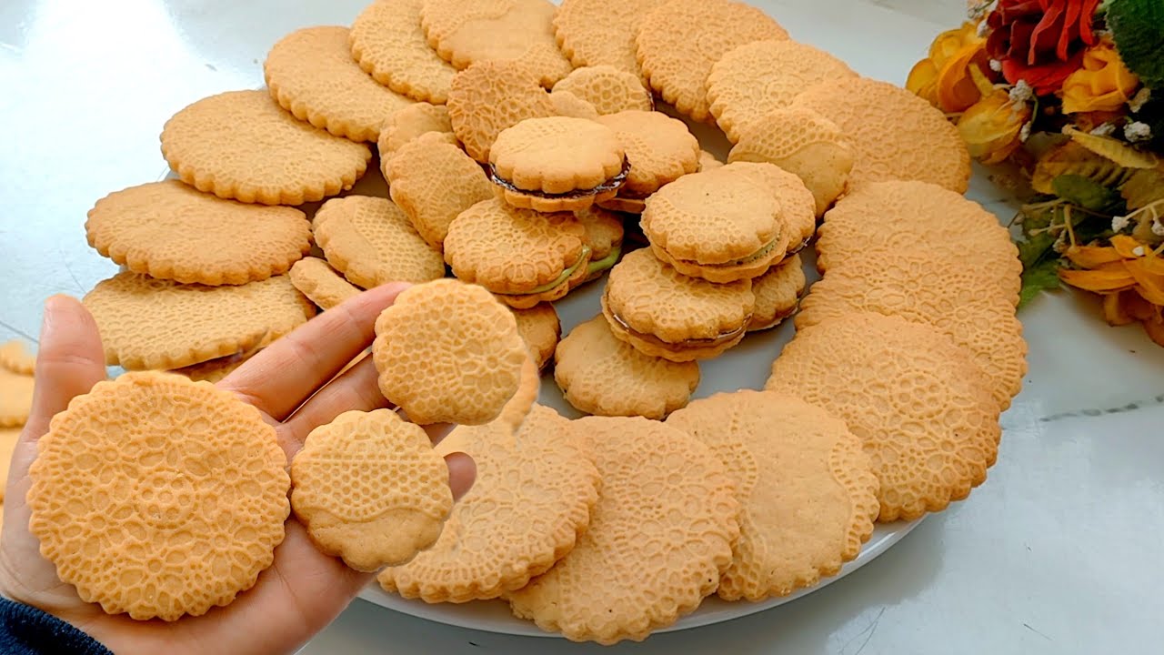 البسكويت السادة في المنزل للكبار والصغار