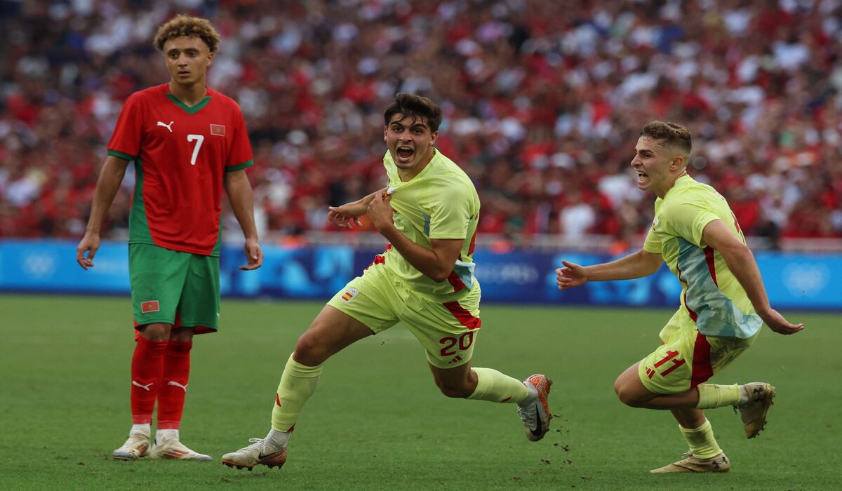 مباراة المغرب واسبانيا في أولمبياد باريس 2024