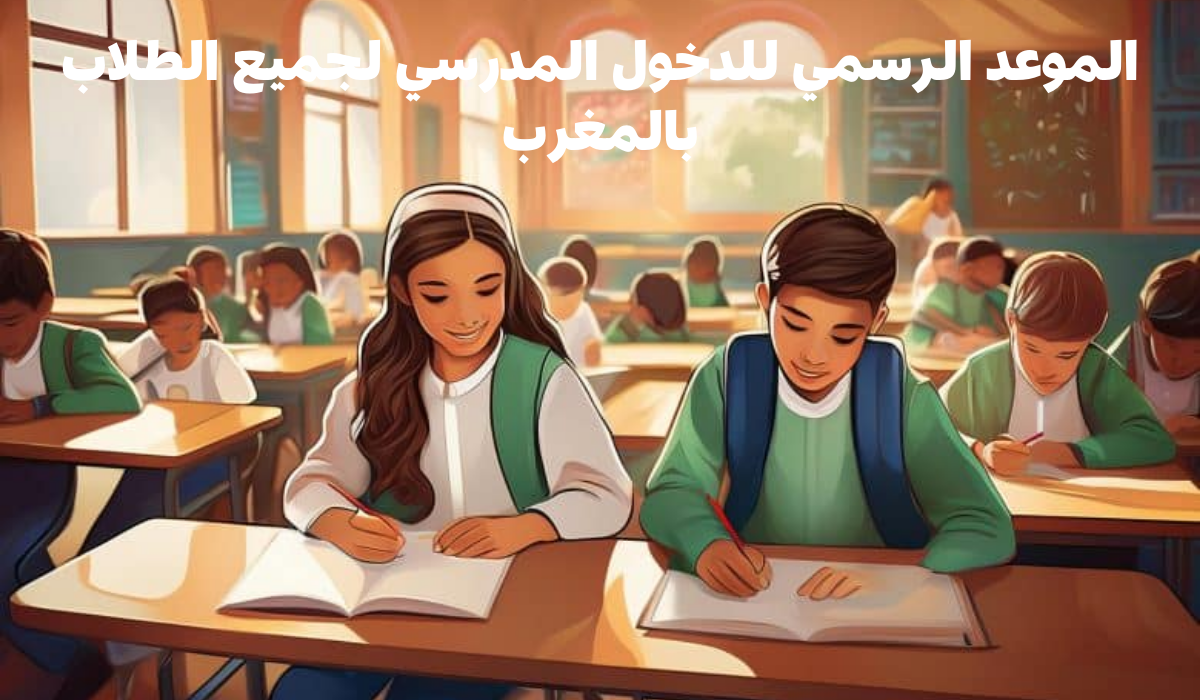 الموعد الرسمي للدخول المدرسي لجميع الطلاب بالمغرب