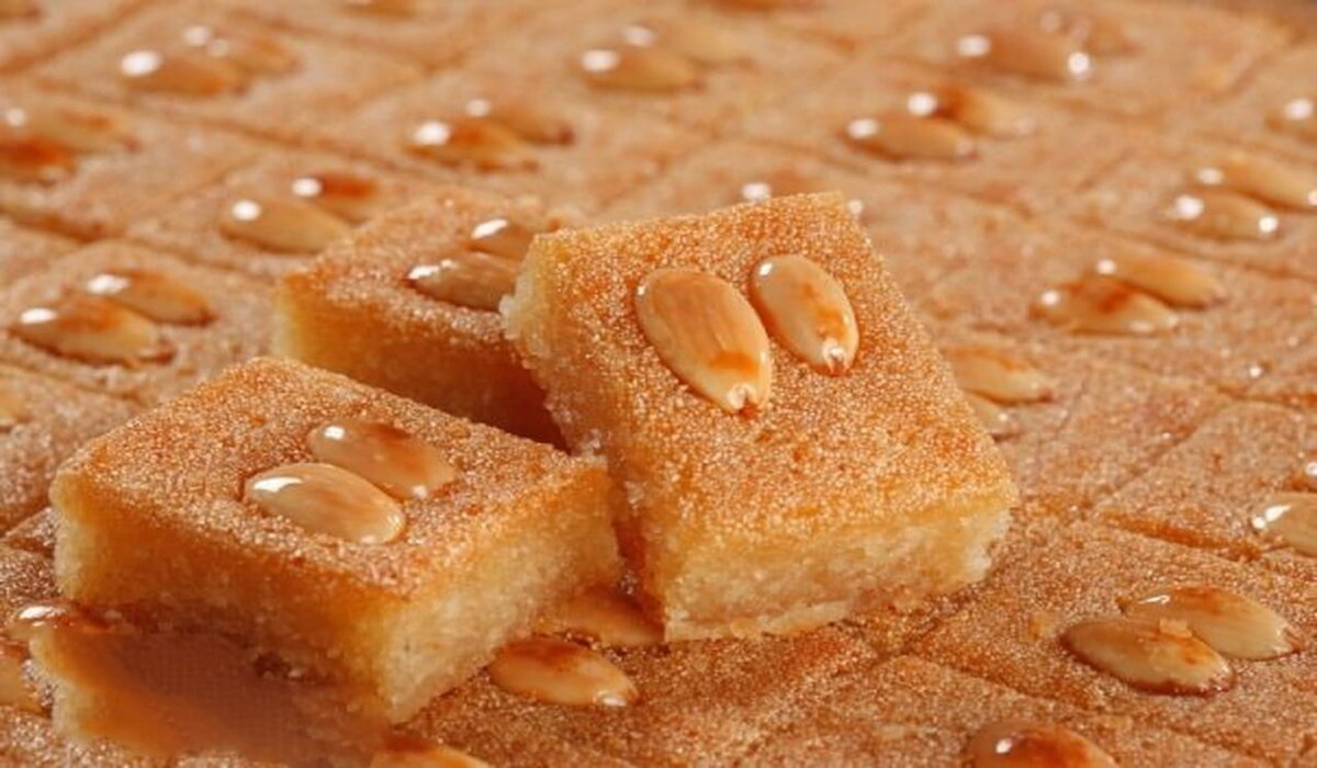 بسبوسة بدون قشطة