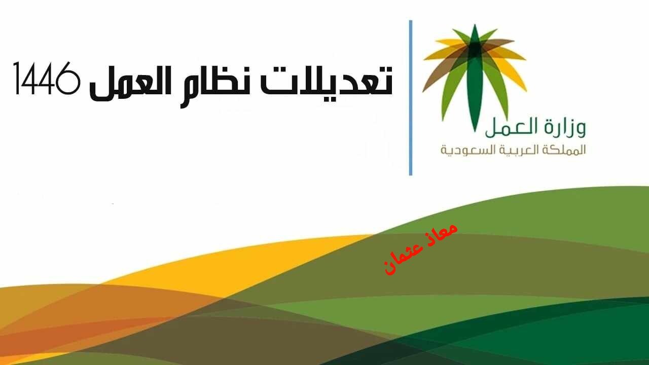 تعديلات نظام العمل الجديدة